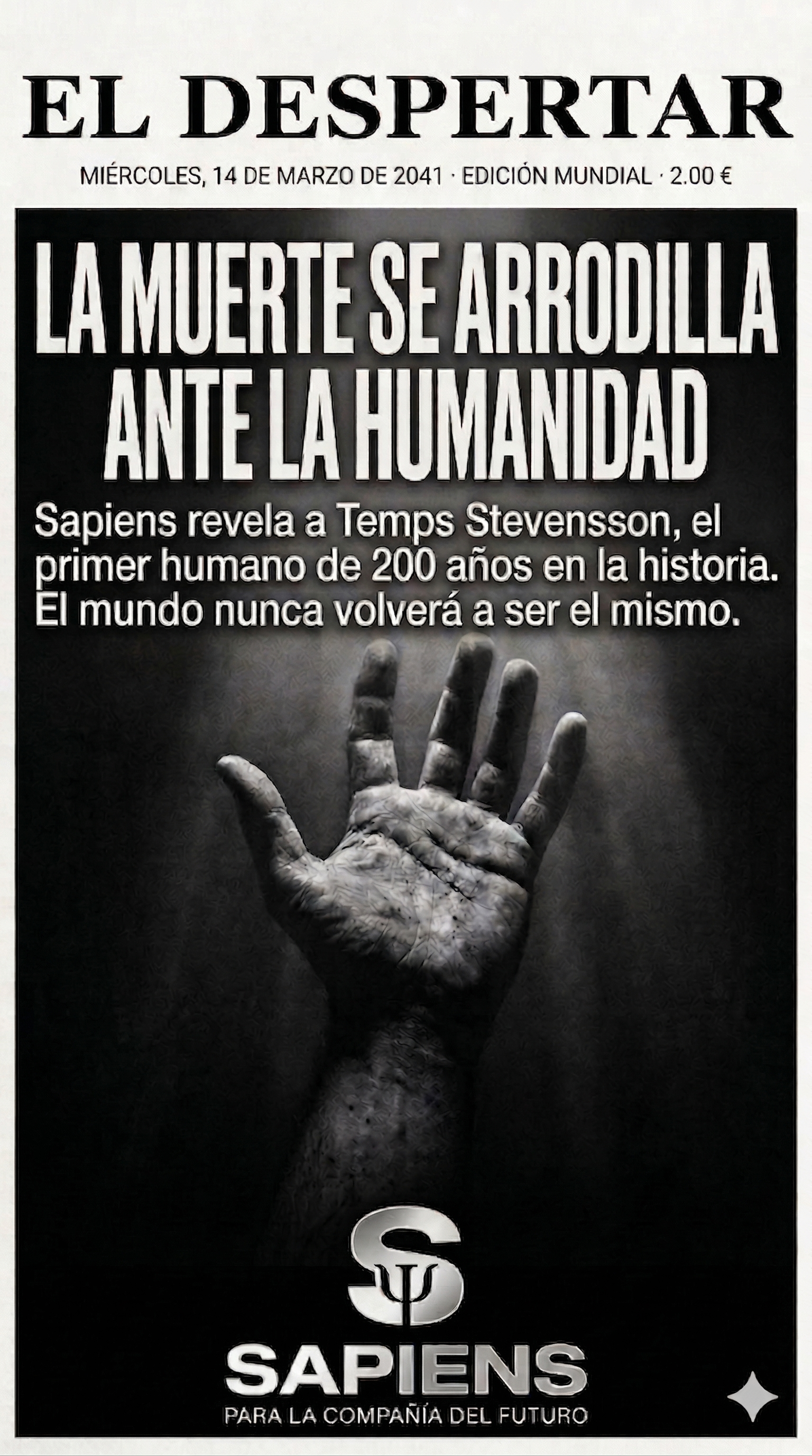 El Despertar — La muerte se arrodilla ante la humanidad